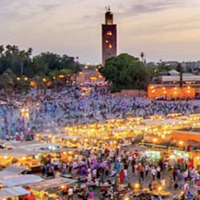 Marrakech, L&#039;art de la halqa sur  la Place Jamaâ Lafna  selon  Abderrahmane El-Malhouni, Le Matin