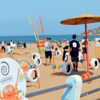 Le Pavillon bleu flotte toujours  sur la plage communale